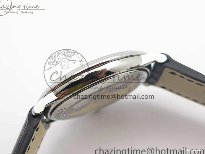 0326 Villeret 6651 SS ZF 1:1 Best Edition White Dial On Black Leather Strap A Practical 8098